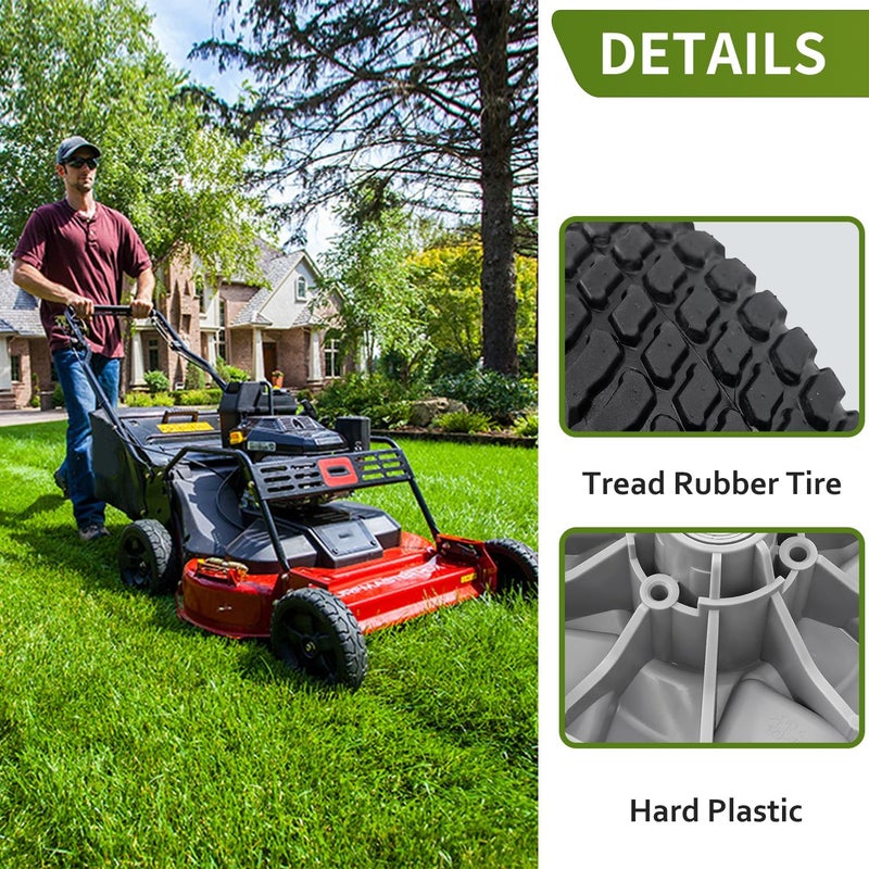 deawater مجموعة عجلات أمامية بديلة 8" لطراز Toro 125-2510، متوافقة مع جزازات TimeMaster 30 بوصة 20199، 20200، 20975-20978، 21199-21200، عبوة من 2 - Image 3